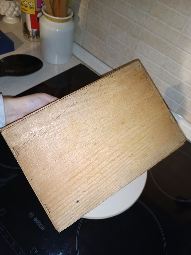 Scatola legno galbani formaggio 50