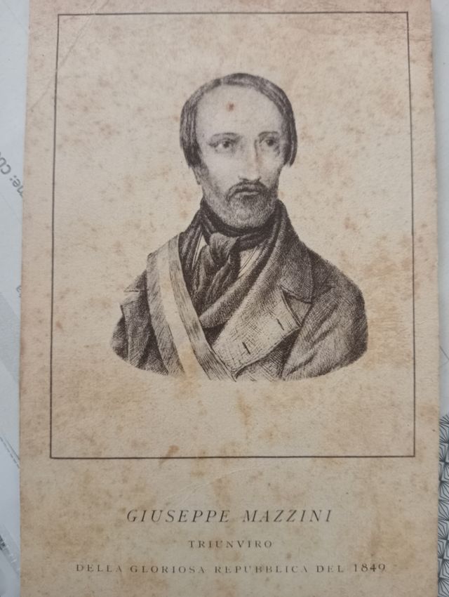Cartolina Giuseppe Mazzini