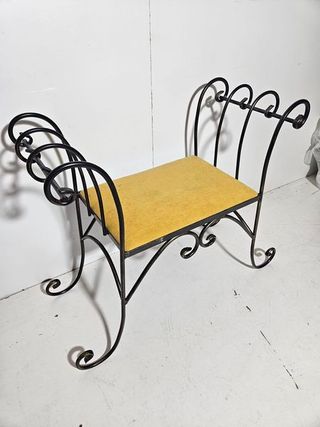 25039 BANQUETA DE DORMITORIO (FORJA) (57X35X72)