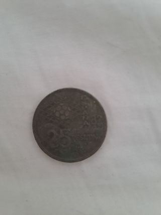 25 pesetas 