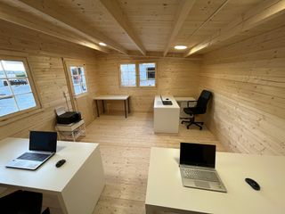 CASA DE MADERA 20M2 DANIEL DE 40MM DE GROSOR