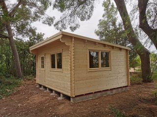 CASA DE MADERA 20M2 DANIEL DE 40MM DE GROSOR