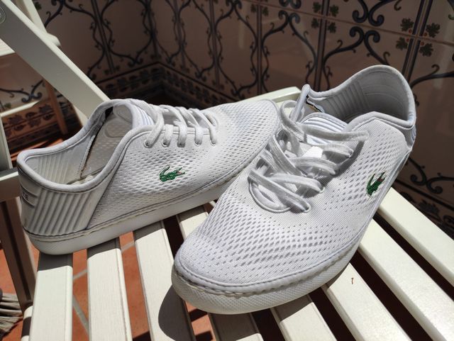 Zapatillas Lacoste blancas