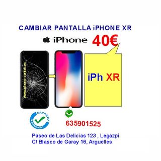 Cambiar pantalla iphone XR