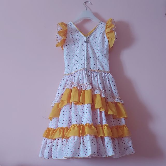 Vestido de flamenca con lunares