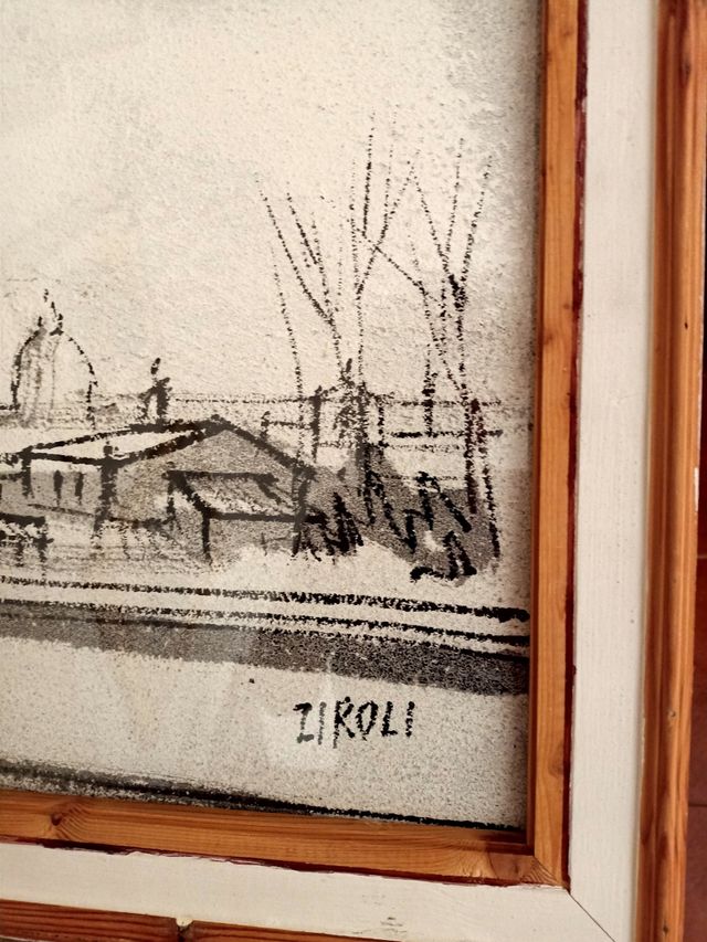 Quadro paesaggio Roma