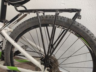 Silla porta niños bici + soporte 