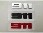 Emblema PORSCHE 9M rojo 