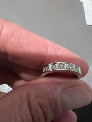 Alianza  de oro cinquillo 