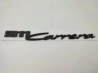 Emblema PORSCHE 9M Carrera negro 
