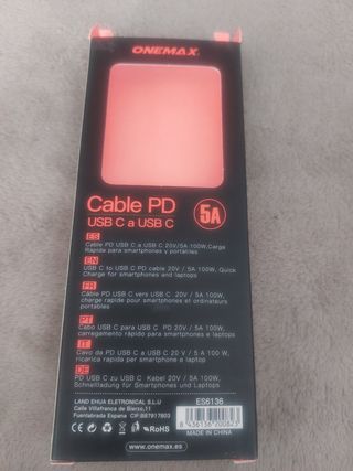 Cable UsbC a UsbC