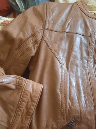 Cazadora piel cuero
