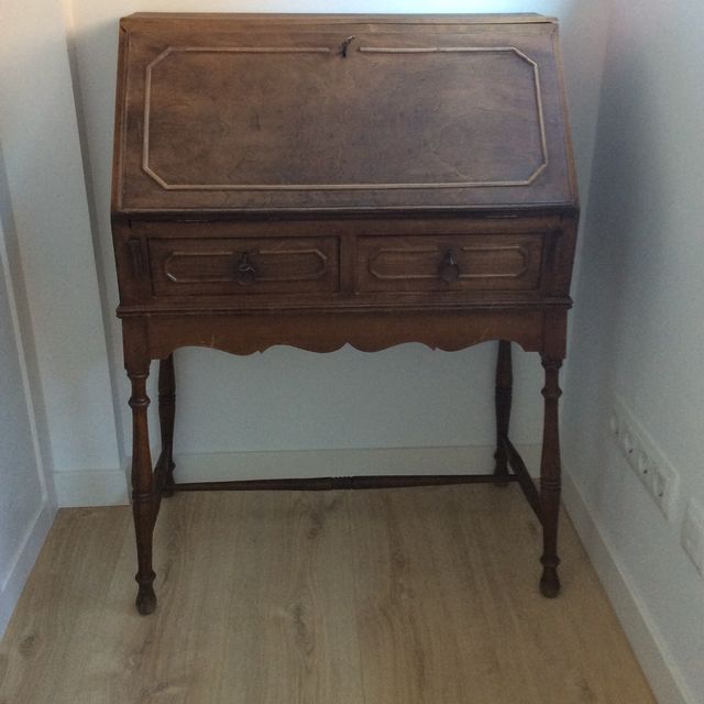 ESCRITORIO/BUREAU/SECRETER EN MADERA DE NOGAL