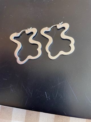 TOUS PENDIENTES PLATA OSOS