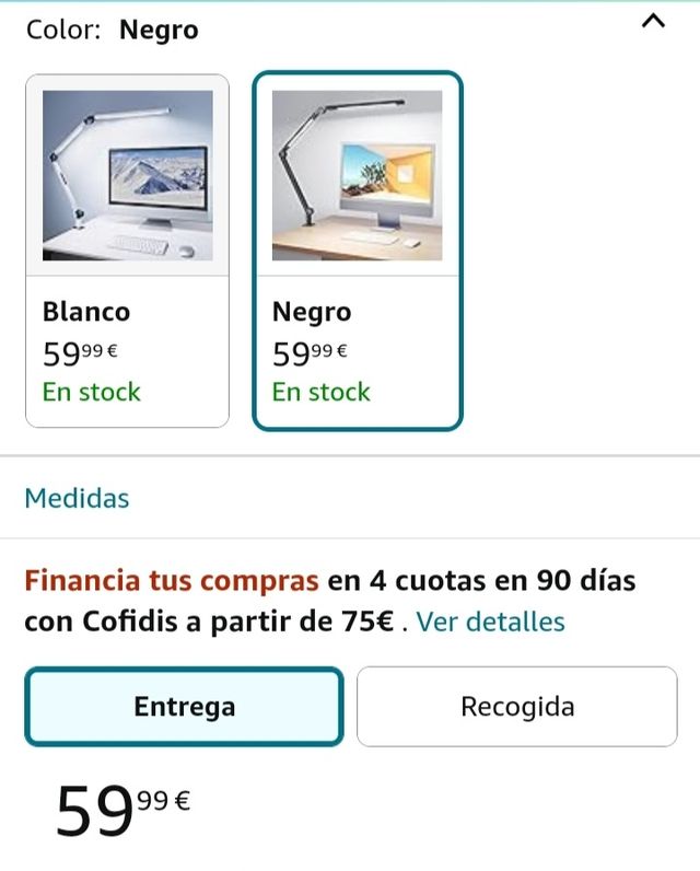 Lámpara de escritorio LED nuevo en caja