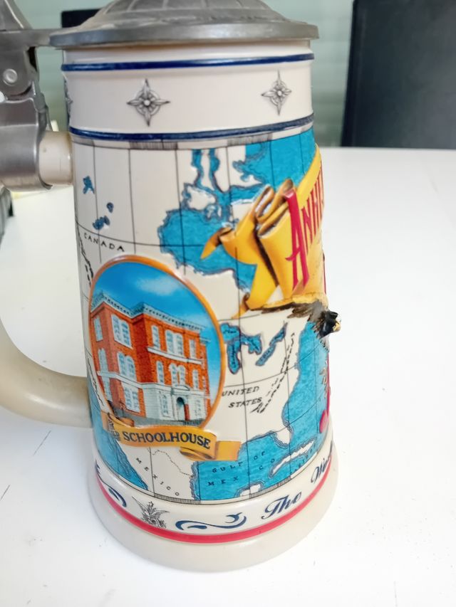 Caraffa Anheuser Busch Stein 1997 1996 ms