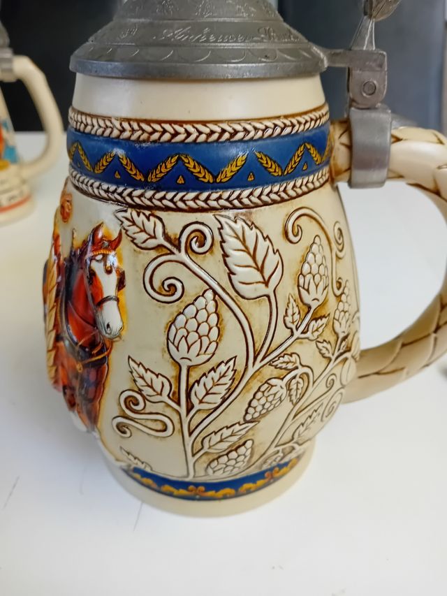 Caraffa Anheuser Busch Stein 1997 1996 ms