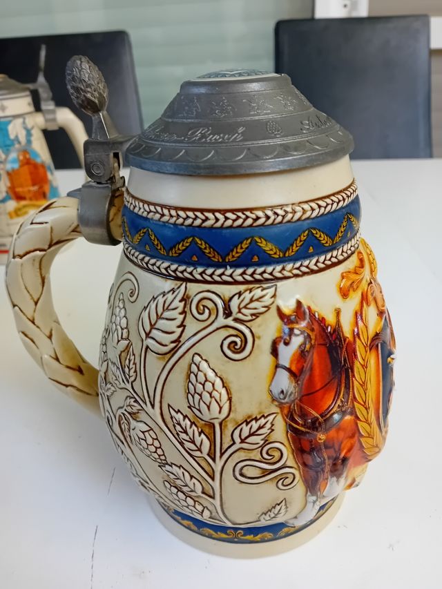 Caraffa Anheuser Busch Stein 1997 1996 ms