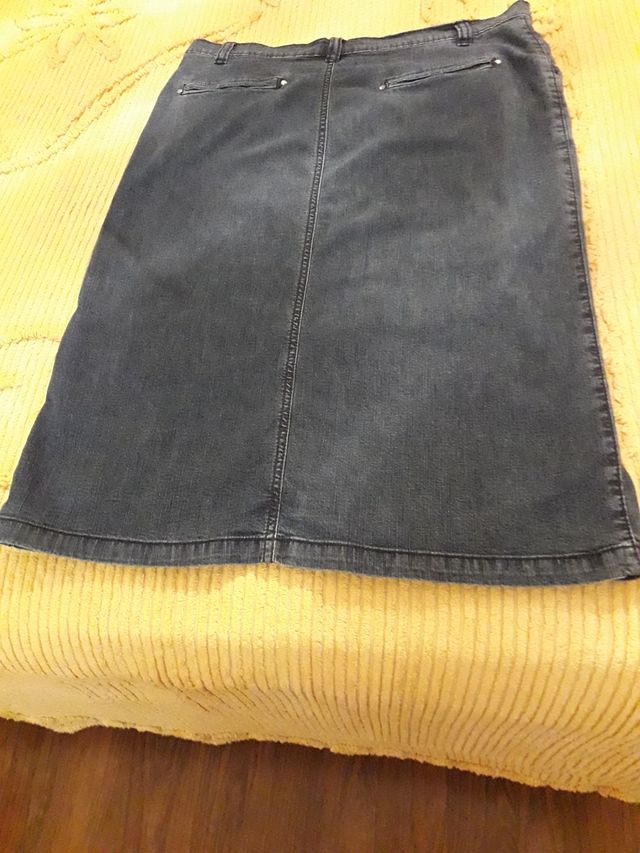 Gonna blu in jeans taglia 48