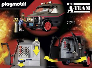PLAYMOBIL 70750 El Equipo A La Furgoneta NUEVO