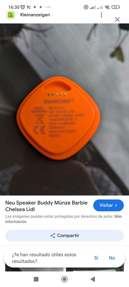 Altavoz budy selvercrest