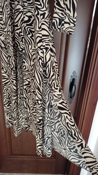 Vestido camisero stradivarius 