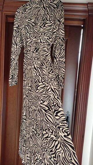 Vestido camisero stradivarius 