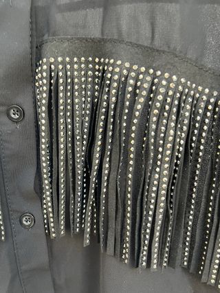 Camisa negra chica talla l