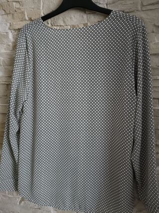 Set: blusa + pantalone a gamba ampia