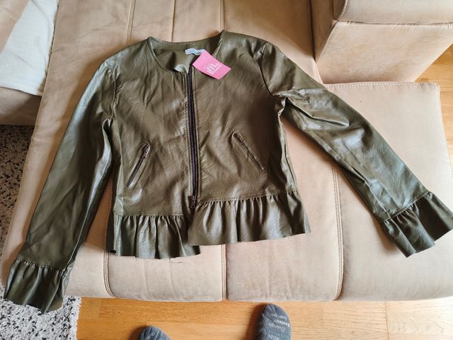 Chaqueta polipiel chica
