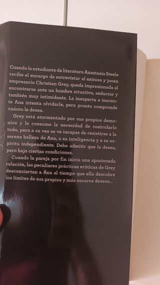 Libro Cincuenta sombras de Grey