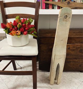 Antico agitatore per panni 1900 vintage legno