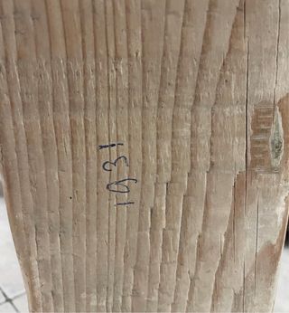 Antico agitatore per panni 1900 vintage legno