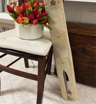 Antico agitatore per panni 1900 vintage legno