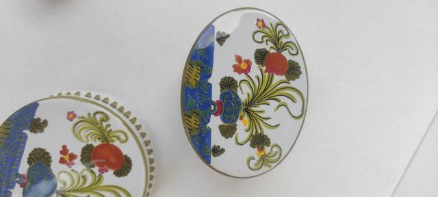 Nr. 3 Scatoline ceramica Faenza set 3 pezzi