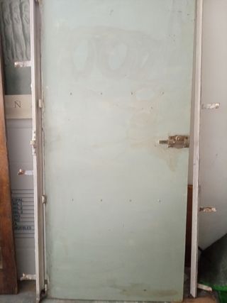 Puerta exterior hierro maciza