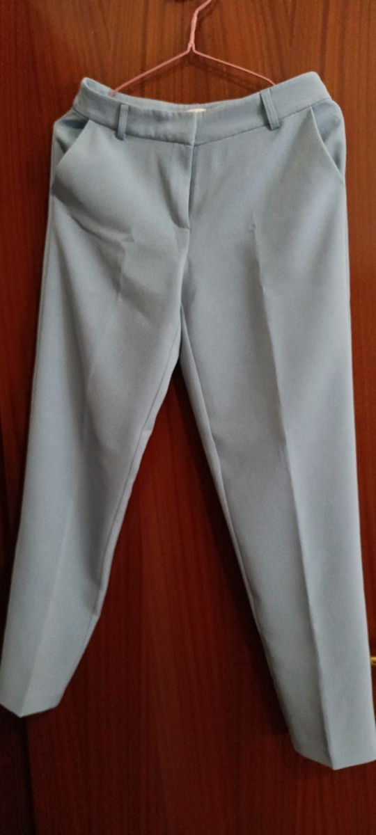 Pantalones turquesa