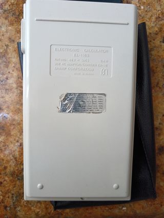 Calculadora shakp el 1163