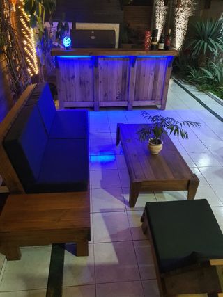 Barras bar 100% madera maciza