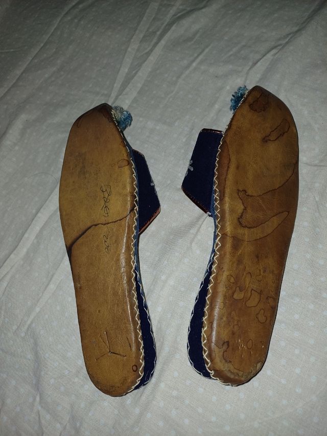 Sandálias de couro vintage