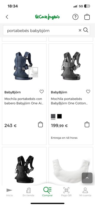 Mochila portabebe Babybjörn
