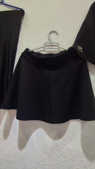 LOTE pantalón corto,falda y leguins 