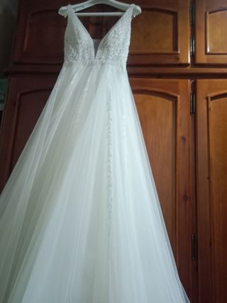 Vestido de novia aire Barcelona (Asier)