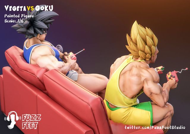FuzzFeet Studio - Dragon Ball Goku VS Vegeta