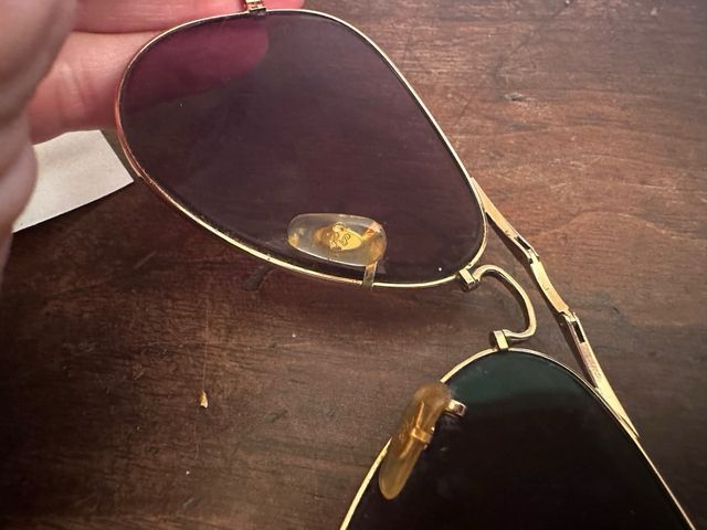 montatura Rayban pieghevoli Aviator vintage