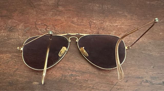 montatura Rayban pieghevoli Aviator vintage