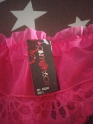 Tanga rosa nuevo.4€