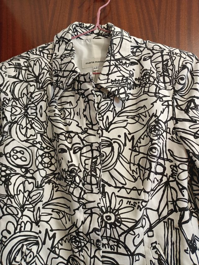 Blazer con estampado