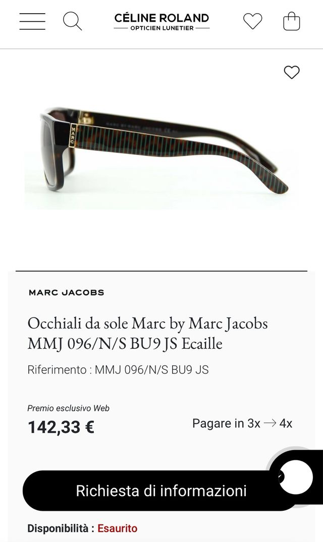 Occhiali da sole Marc Jacobs
