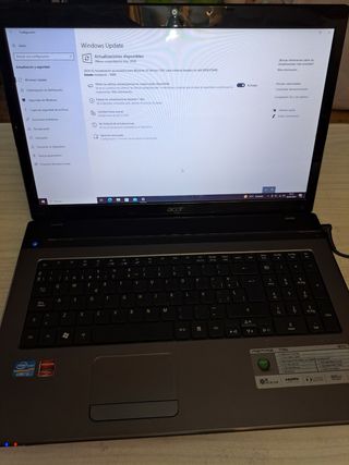 Portatil Acer Aspire 7750G W10 Pro Pantalla 17,3"
